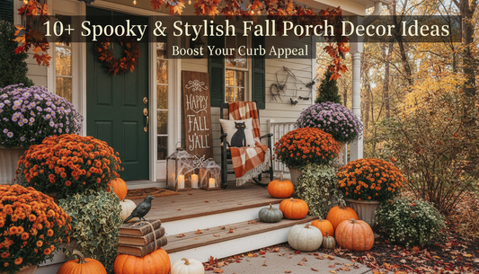 10+ Spooky & Stylish Fall Porch Decor Ideas to Boost Your Curb Appeal
