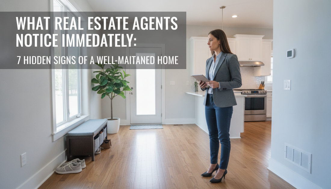 What Real Estate Agents Notice Immediately: 7 Hidden Signs of a Well-Maintained Home