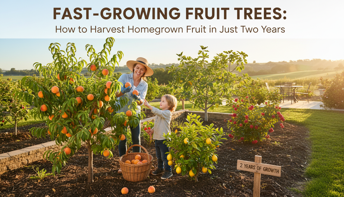Fast-Growing Fruit Trees: How to Harvest Homegrown Fruit in Just Two Years