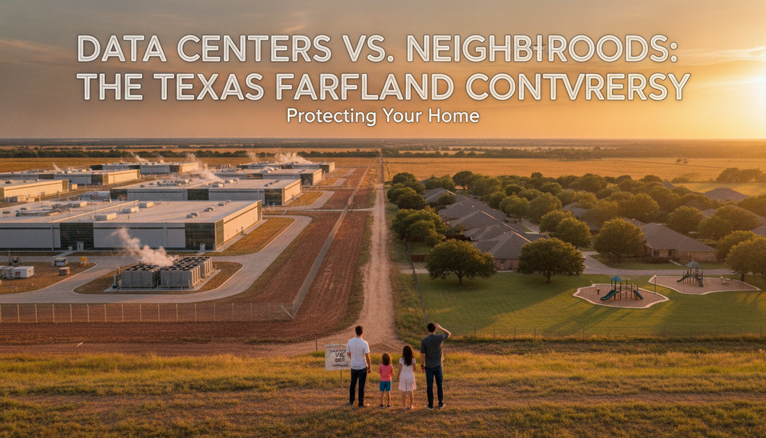 Data Centers vs. Neighborhoods: The Texas Farmland Controversy and Protecting Your Home