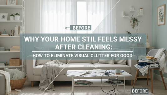 Why Your Home Still Feels Messy After Cleaning: How to Eliminate Visual Clutter for Good