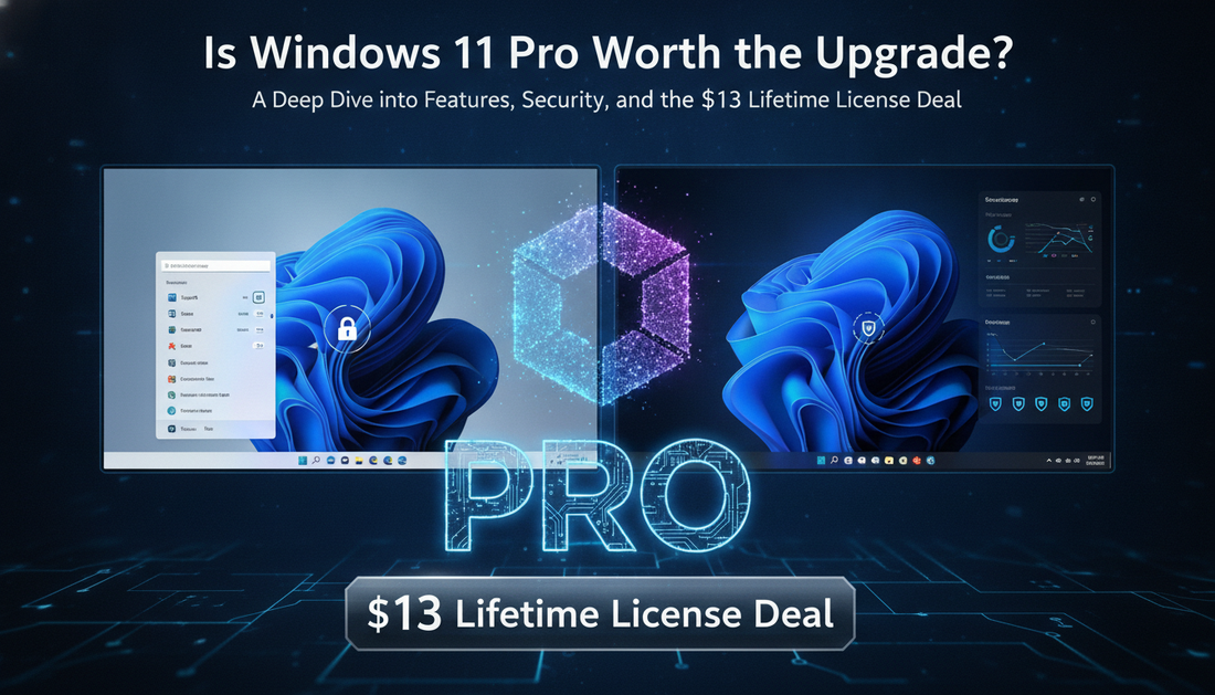 Is Windows 11 Pro Worth the Upgrade? A Deep Dive into Features, Security, and the $13 Lifetime License Deal