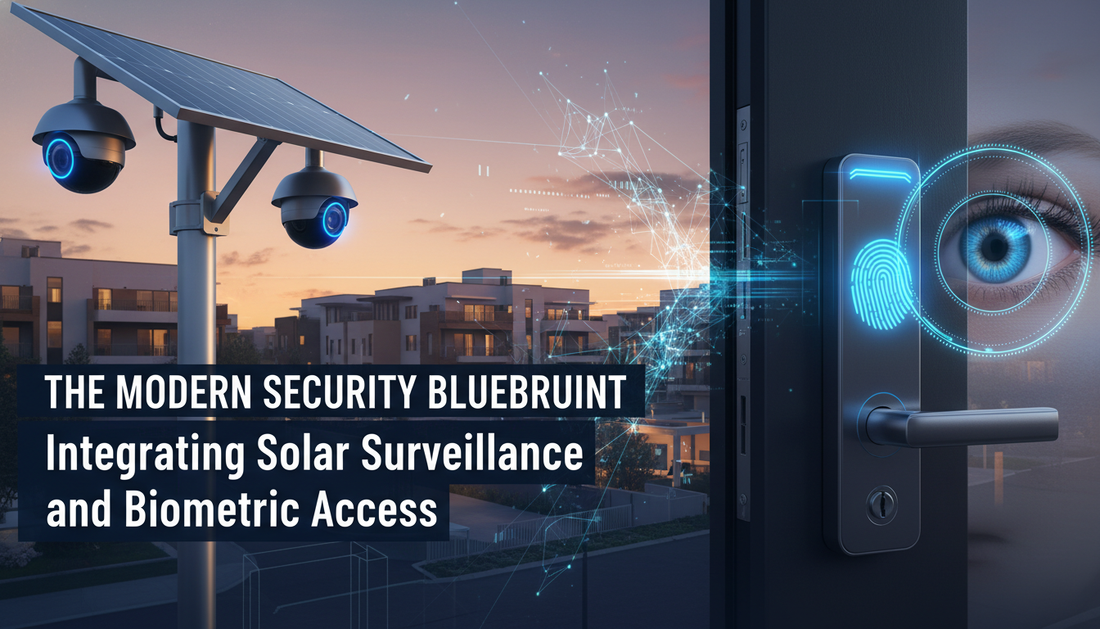 The Modern Security Blueprint: Integrating Solar Surveillance and Biometric Access