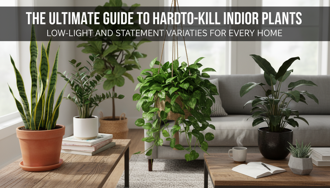 The Ultimate Guide to Hard-to-Kill Indoor Plants: Low-Light and Statement Varieties for Every Home