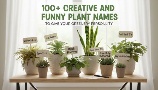 100+ Creative and Funny Plant Names to Give Your Greenery Personality