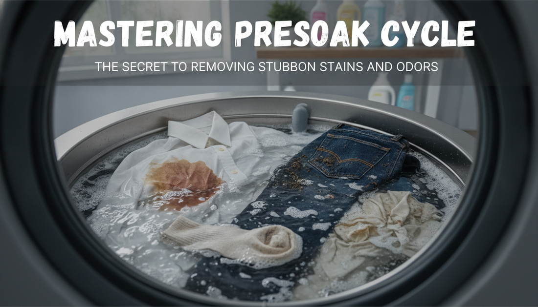 Mastering the Presoak Cycle: The Secret to Removing Stubborn Stains and Odors