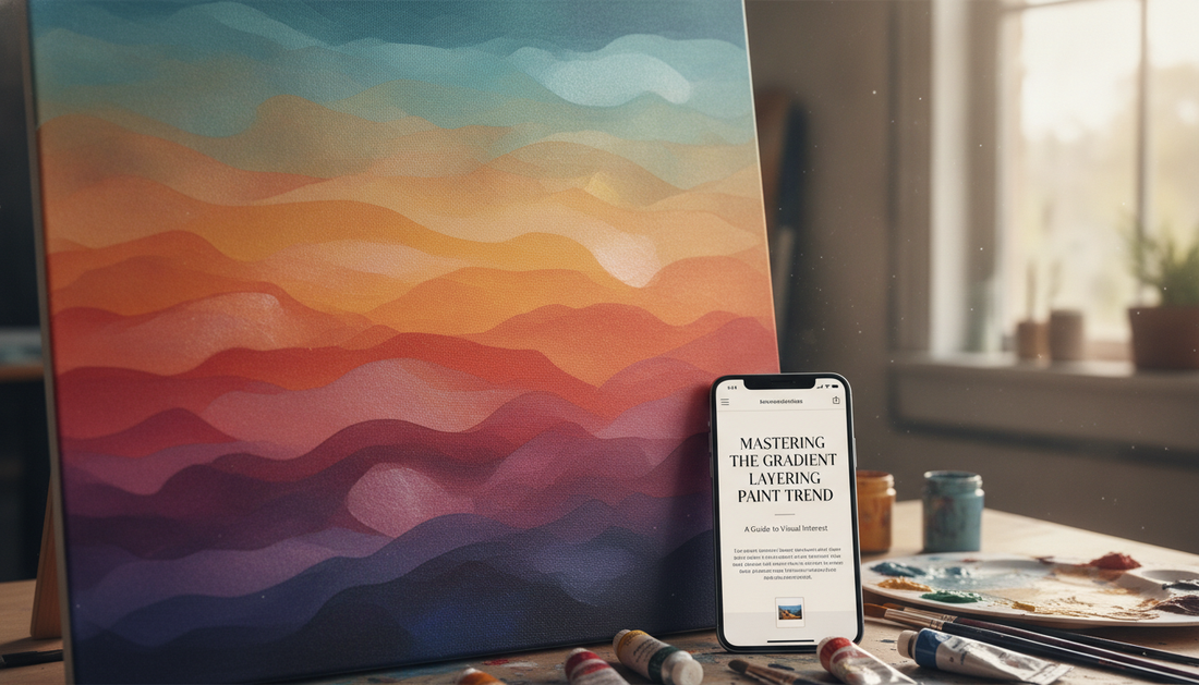 Mastering the Gradient Layering Paint Trend: A Guide to Visual Interest
