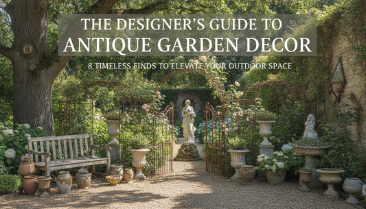 The Designer's Guide to Antique Garden Decor: 8 Timeless Finds to Elevate Your Outdoor Space