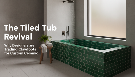The Tiled Tub Revival: Why Designers are Trading Clawfoots for Custom Ceramic