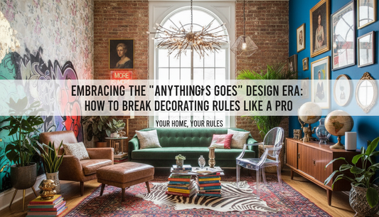Embracing the "Anything Goes" Design Era: How to Break Decorating Rules Like a Pro