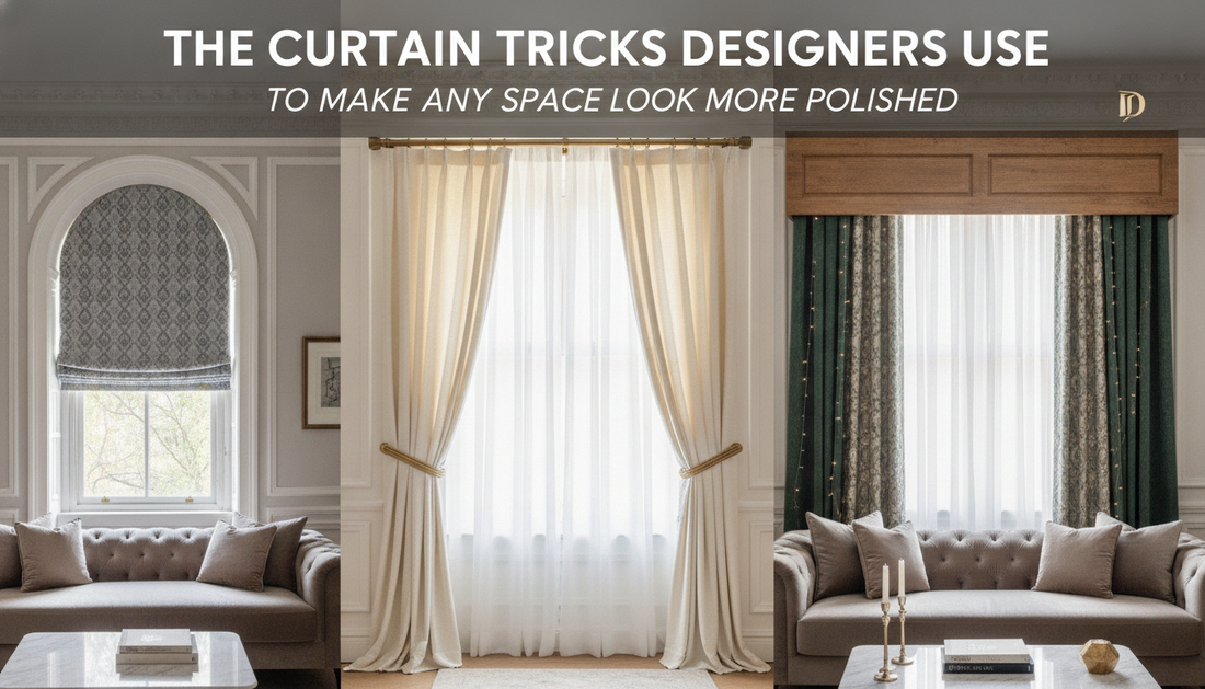 The Curtain Tricks Designers Use to Make Any Space Look More Polished