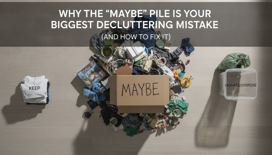 Why the "Maybe" Pile is Your Biggest Decluttering Mistake (and How to Fix It)