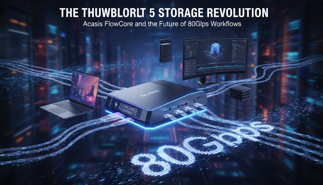 The Thunderbolt 5 Storage Revolution: Acasis FlowCore and the Future of 80Gbps Workflows