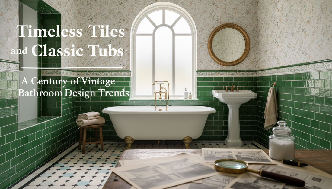 Timeless Tiles and Classic Tubs: A Century of Vintage Bathroom Design Trends