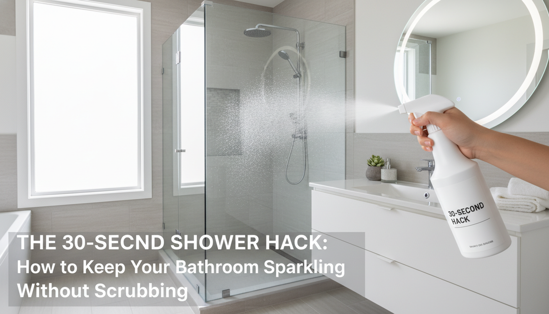 The 30-Second Shower Hack: How to Keep Your Bathroom Sparkling Without Scrubbing