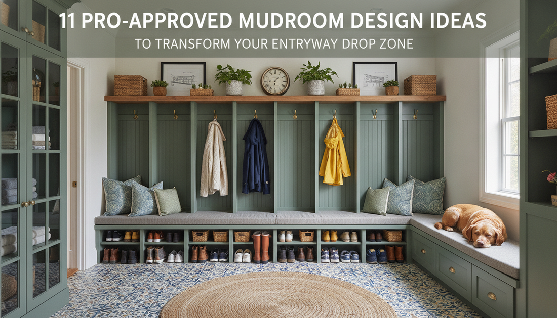 11 Pro-Approved Mudroom Design Ideas to Transform Your Entryway Drop Zone