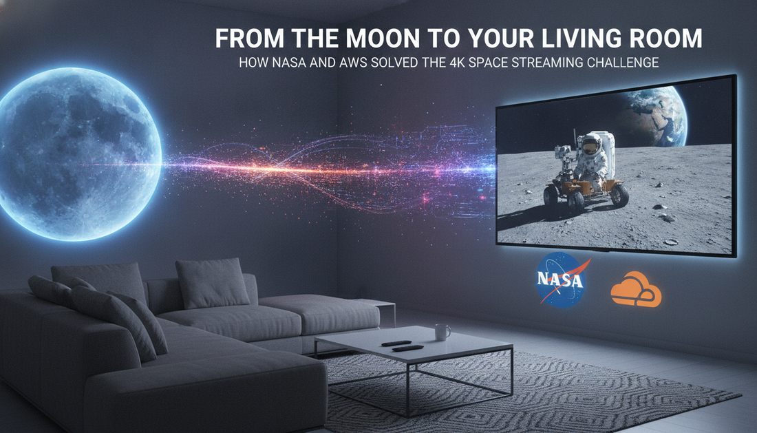 From the Moon to Your Living Room: How NASA and AWS Solved the 4K Space Streaming Challenge