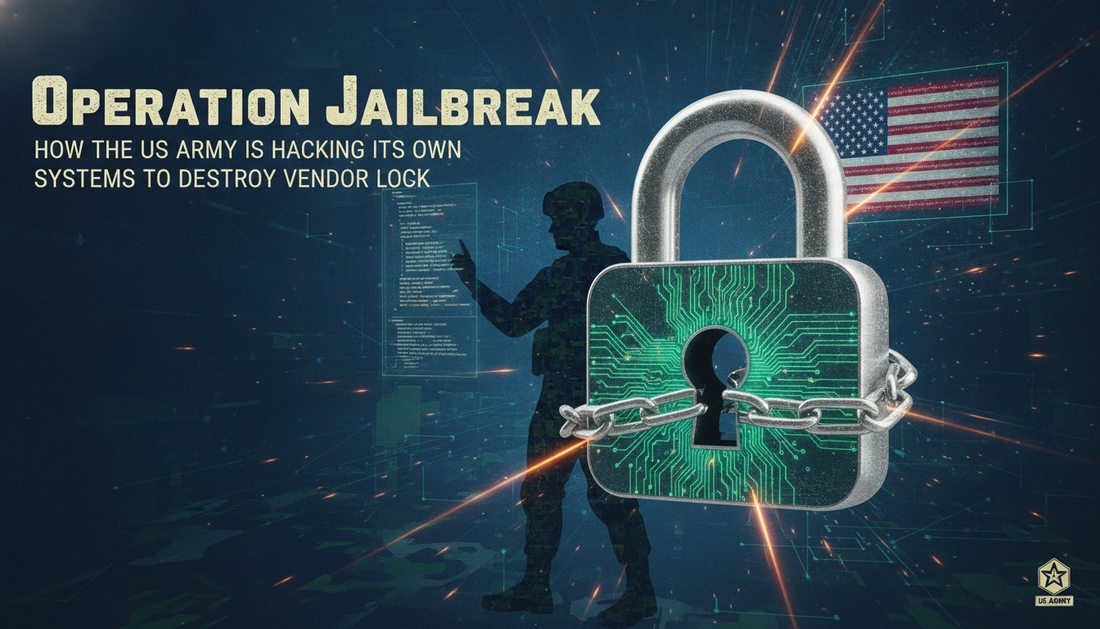 Operation Jailbreak: How the US Army is Hacking Its Own Systems to Destroy Vendor Lock