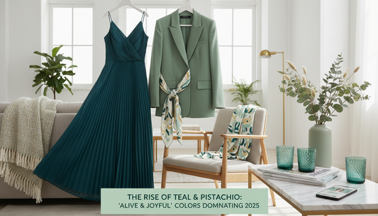 The Rise of Teal and Pistachio: Why "Alive and Joyful" Colors Are Dominating 2025 Fashion and Decor