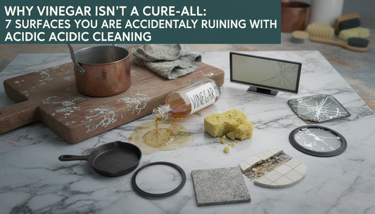 Why Vinegar Isn't a Cure-All: 7 Surfaces You Are Accidentally Ruining with Acidic Cleaning