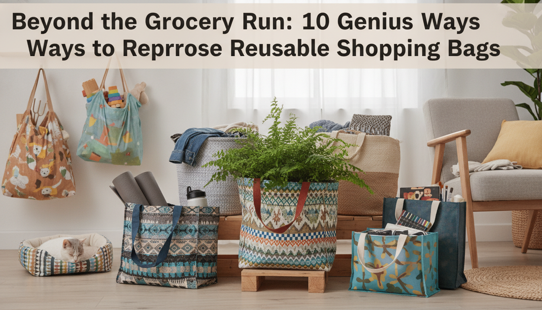 Beyond the Grocery Run: 10 Genius Ways to Repurpose Reusable Shopping Bags