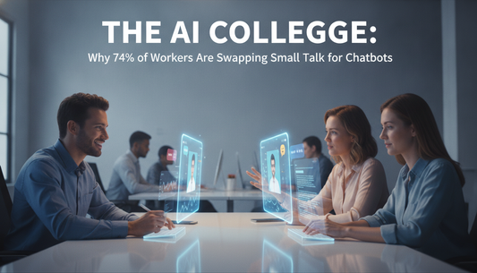 The AI Colleague: Why 74% of Workers Are Swapping Small Talk for Chatbots