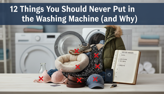 12 Things You Should Never Put in the Washing Machine (and Why)