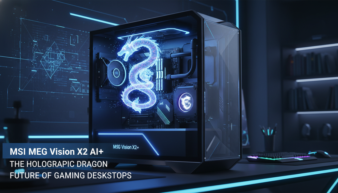 MSI MEG Vision X2 AI+: Why the Holographic Dragon is the Future of Gaming Desktops