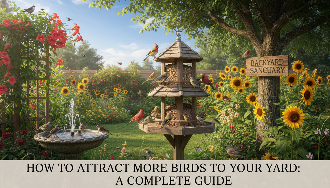 How to Attract More Birds to Your Yard: A Complete Guide to Creating a Backyard Sanctuary
