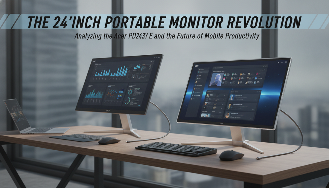 The 24-Inch Portable Monitor Revolution: Analyzing the Acer PD243Y E and the Future of Mobile Productivity