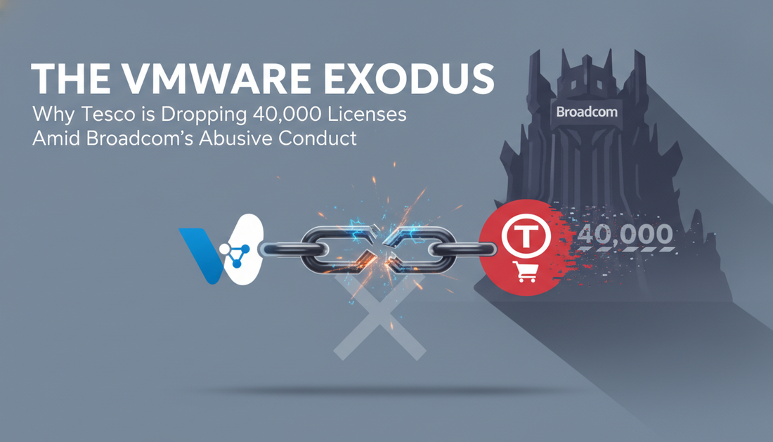 The VMware Exodus: Why Tesco is Dropping 40,000 Licenses Amid Broadcom’s "Abusive Conduct"