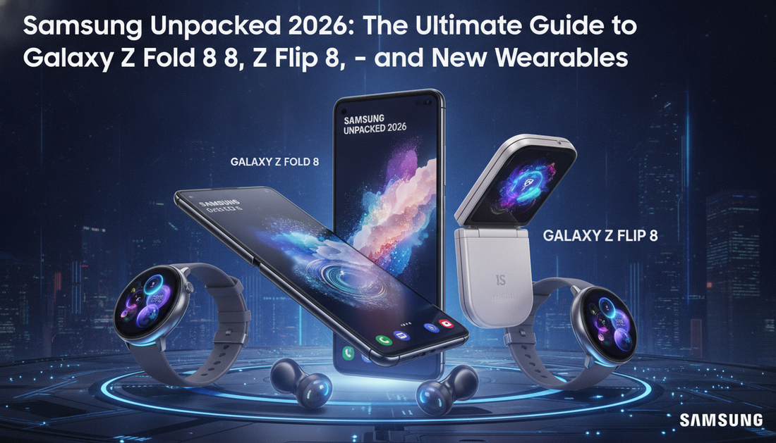 Samsung Unpacked 2026: The Ultimate Guide to Galaxy Z Fold 8, Z Flip 8, and New Wearables
