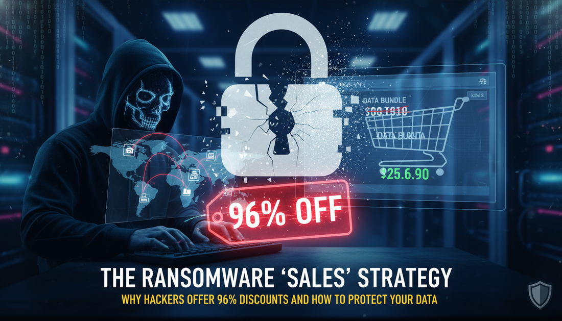 The Ransomware "Sales" Strategy: Why Hackers Offer 96% Discounts and How to Protect Your Data