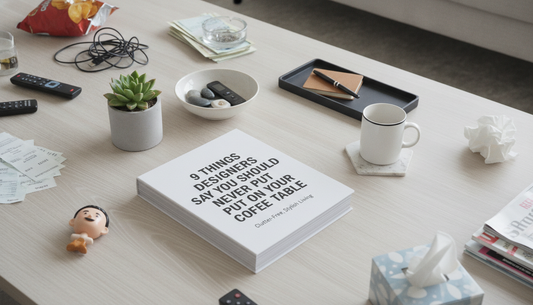 9 Things Designers Say You Should Never Put on Your Coffee Table