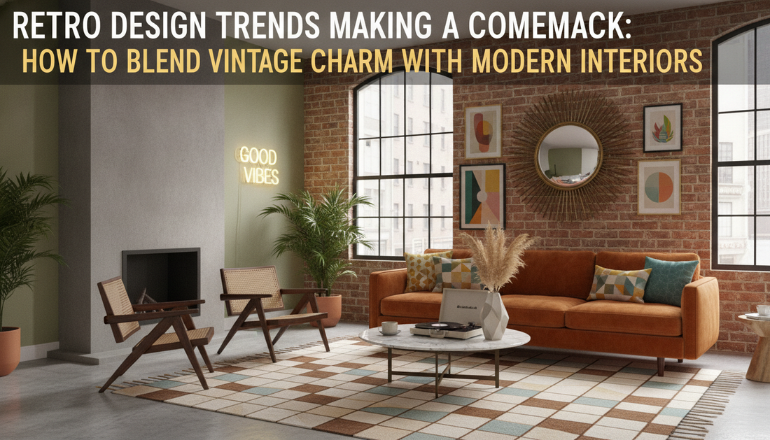 Retro Design Trends Making a Comeback: How to Blend Vintage Charm with Modern Interiors