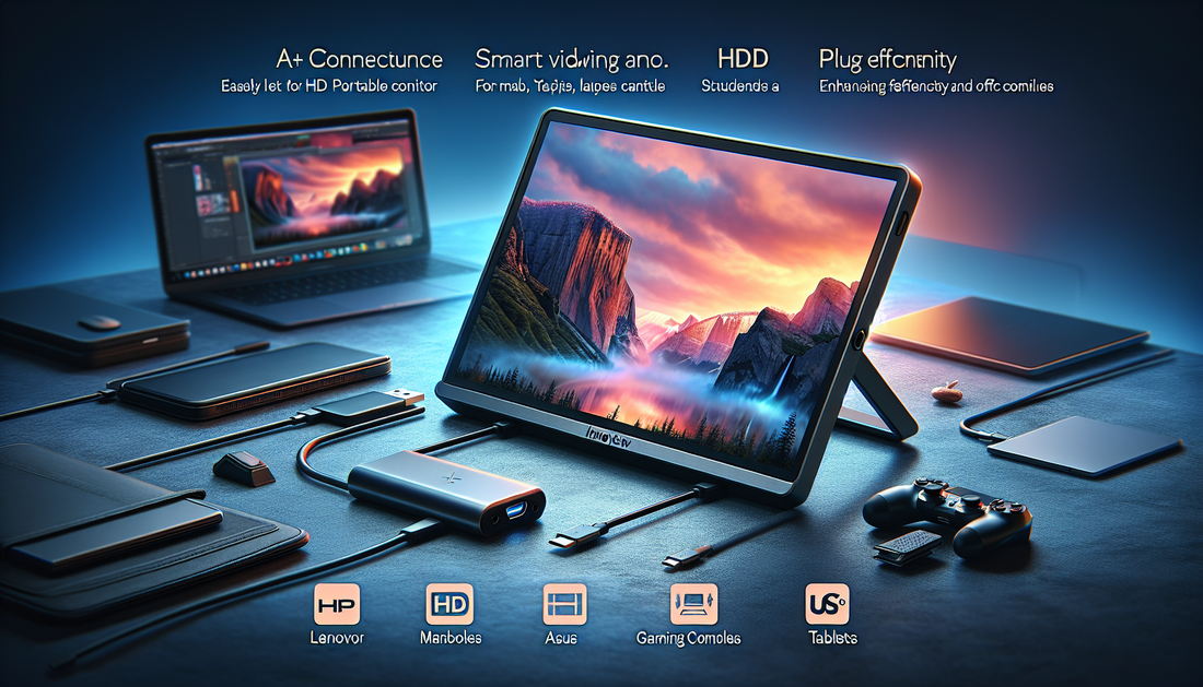 Discover the InnoView Portable Monitor—a must-have