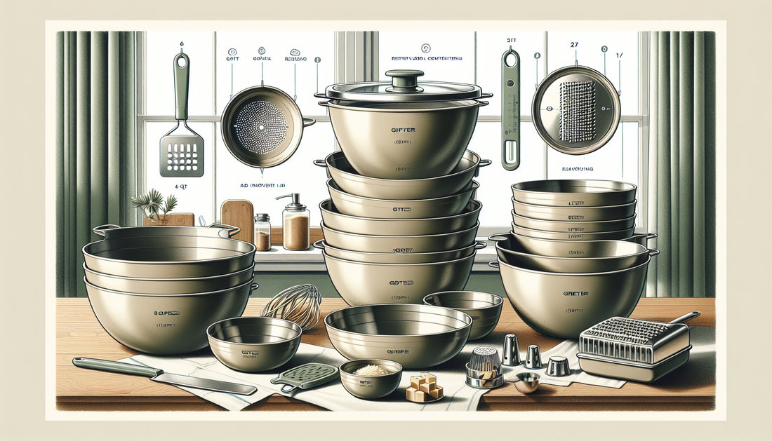 Upgrade your kitchen with the best mixing bowl set