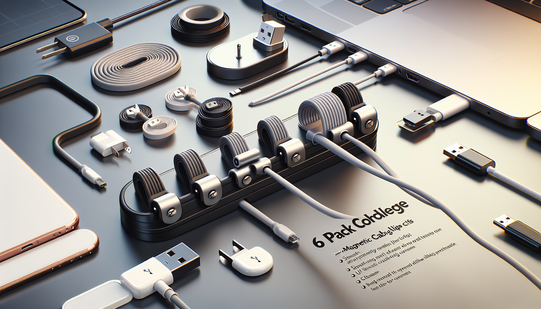 Discover how magnetic cable clips can tidy up your