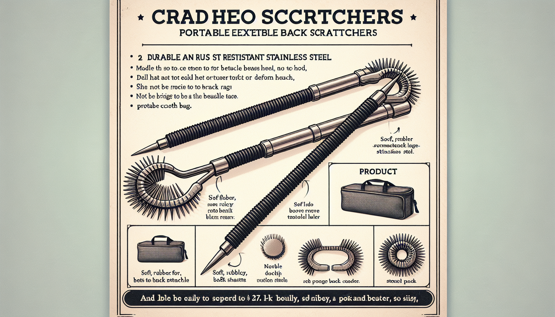 Discover the Kuvvfe Portable Extendable Back Scrat