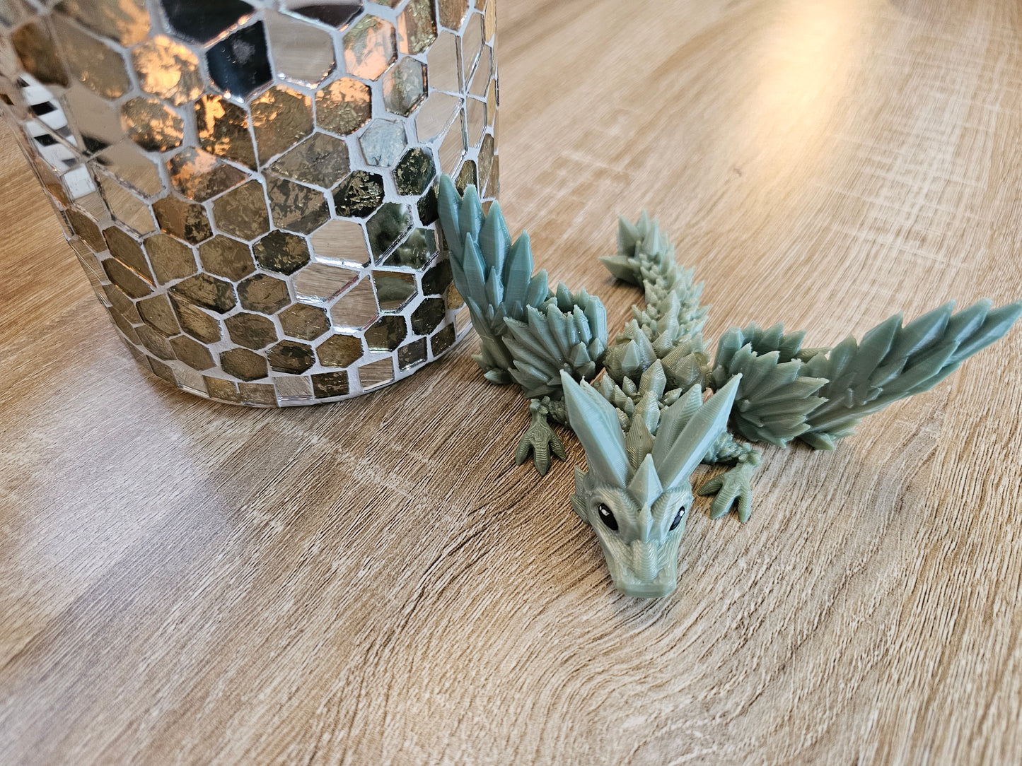 Winged Baby Crystal Dragon