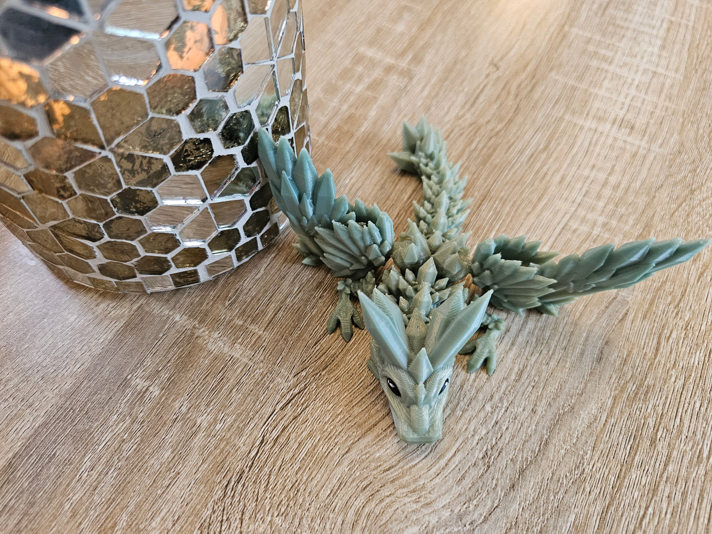 Winged Baby Crystal Dragon