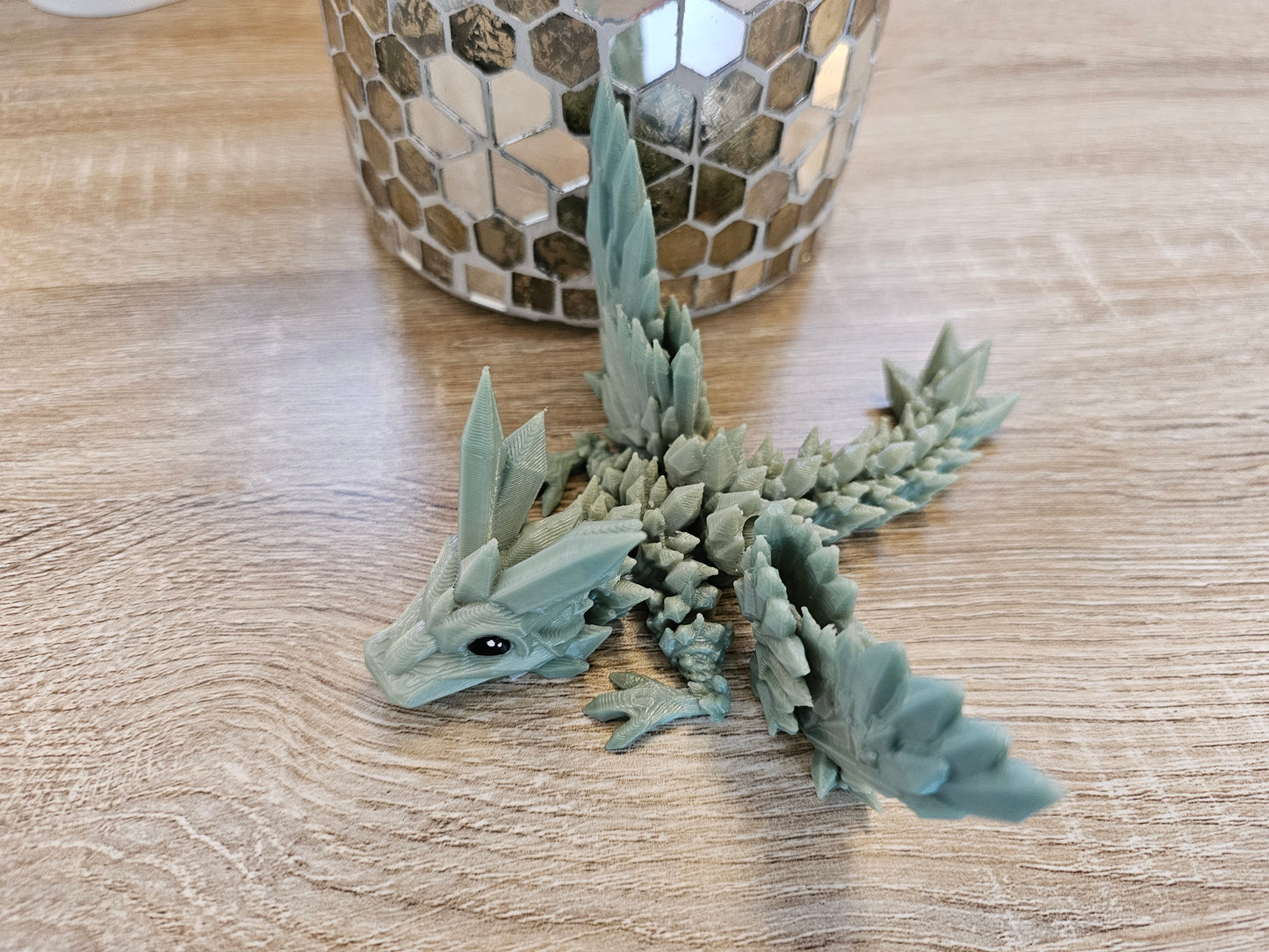 Winged Baby Crystal Dragon