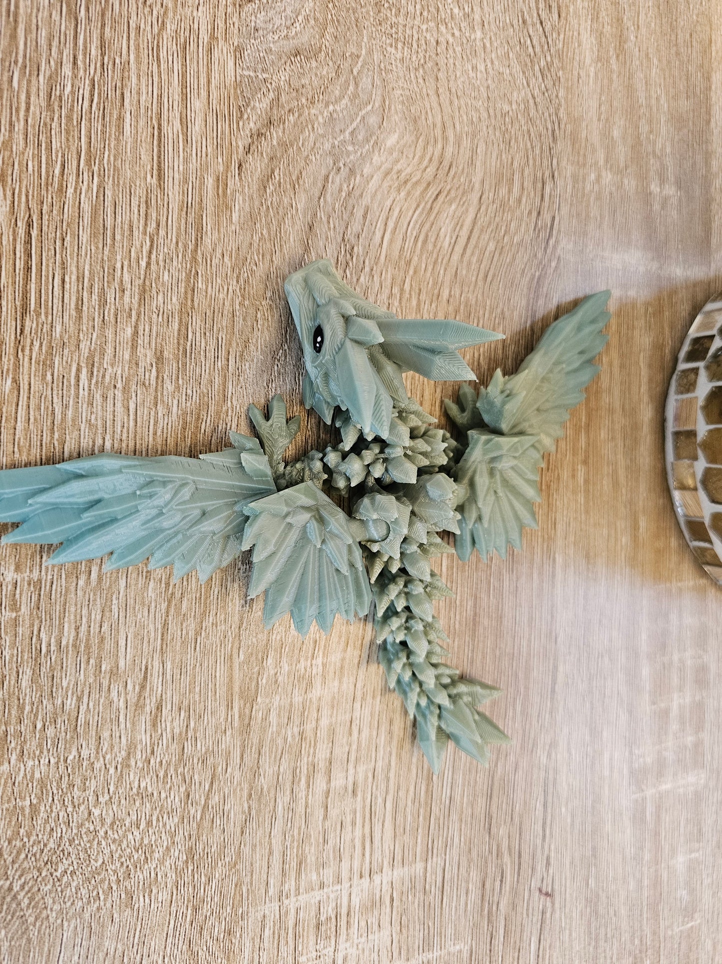 Winged Baby Crystal Dragon