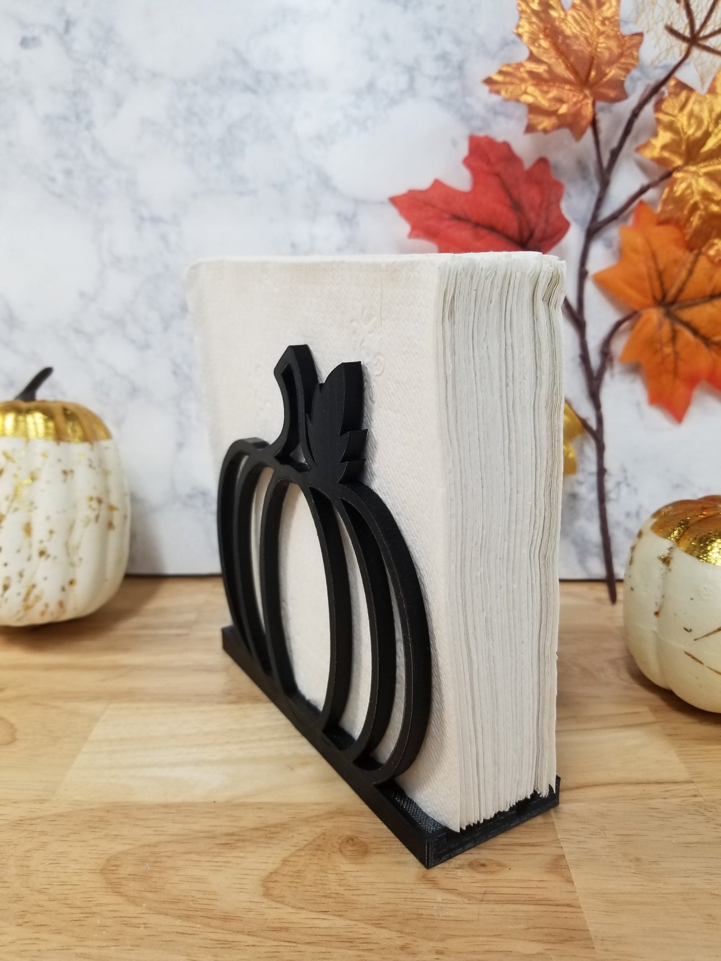 Pumpkin Fall Thanksgiving Napkin Display
