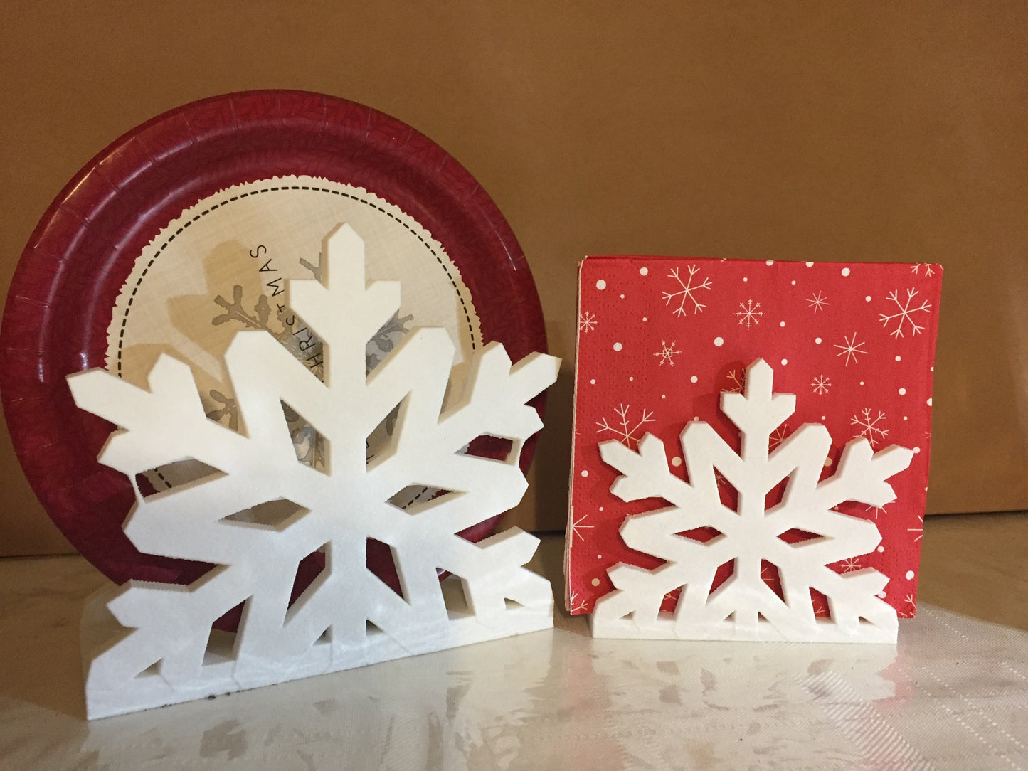 Snowflake Napkin Holder Christmas Winter Fall