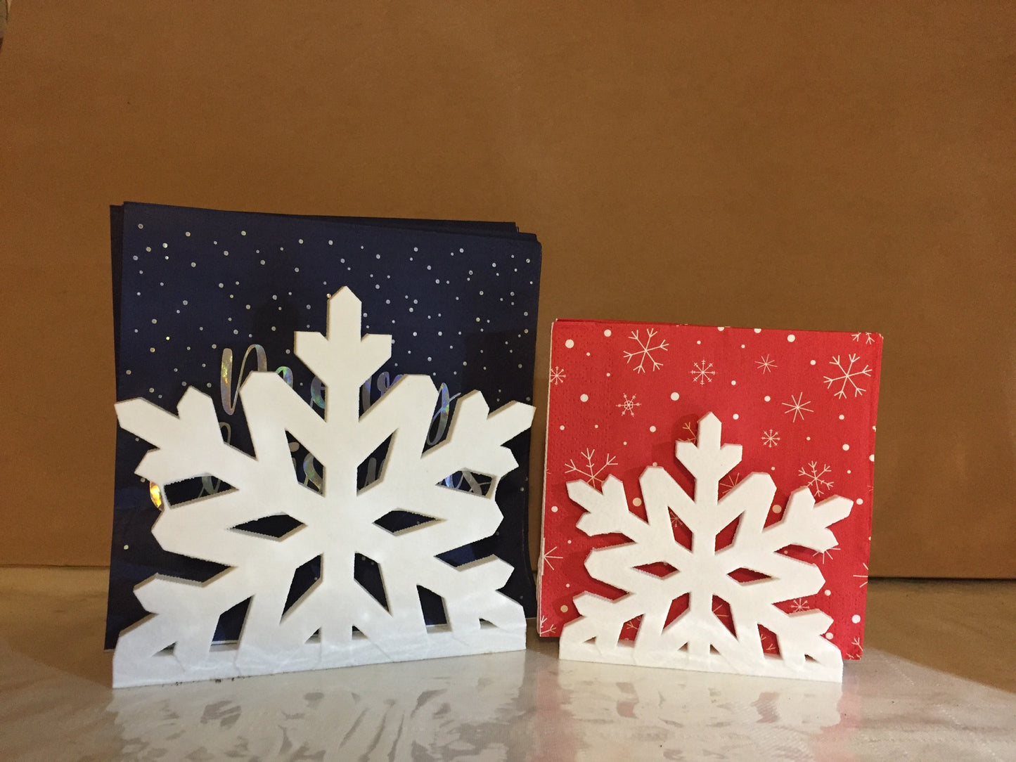 Snowflake Napkin Holder Christmas Winter Fall